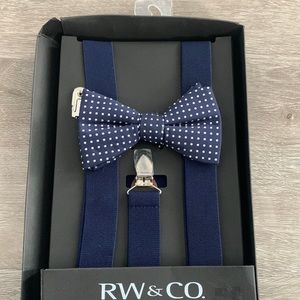 Bow tie and Suspenders Set